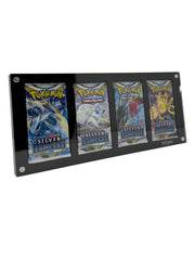 4-Pack Acrylic Wall Display Case – Pokémon Pack Showcase
