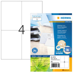 HERMA - Etiket herma recycling 105x148mm wit