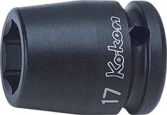 1/2 Sq. Dr. Socket  9/16 6 point Length 38mm