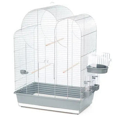 Fuglebur Eliza 54 x 34 x 75 cm sølv - Maxi Zoo Danmark