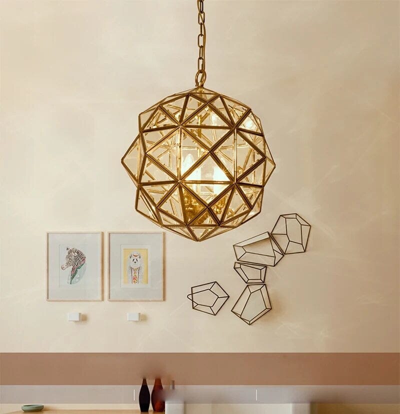 Stylish Prism Glass Hanging Light for Home - Kidiora
