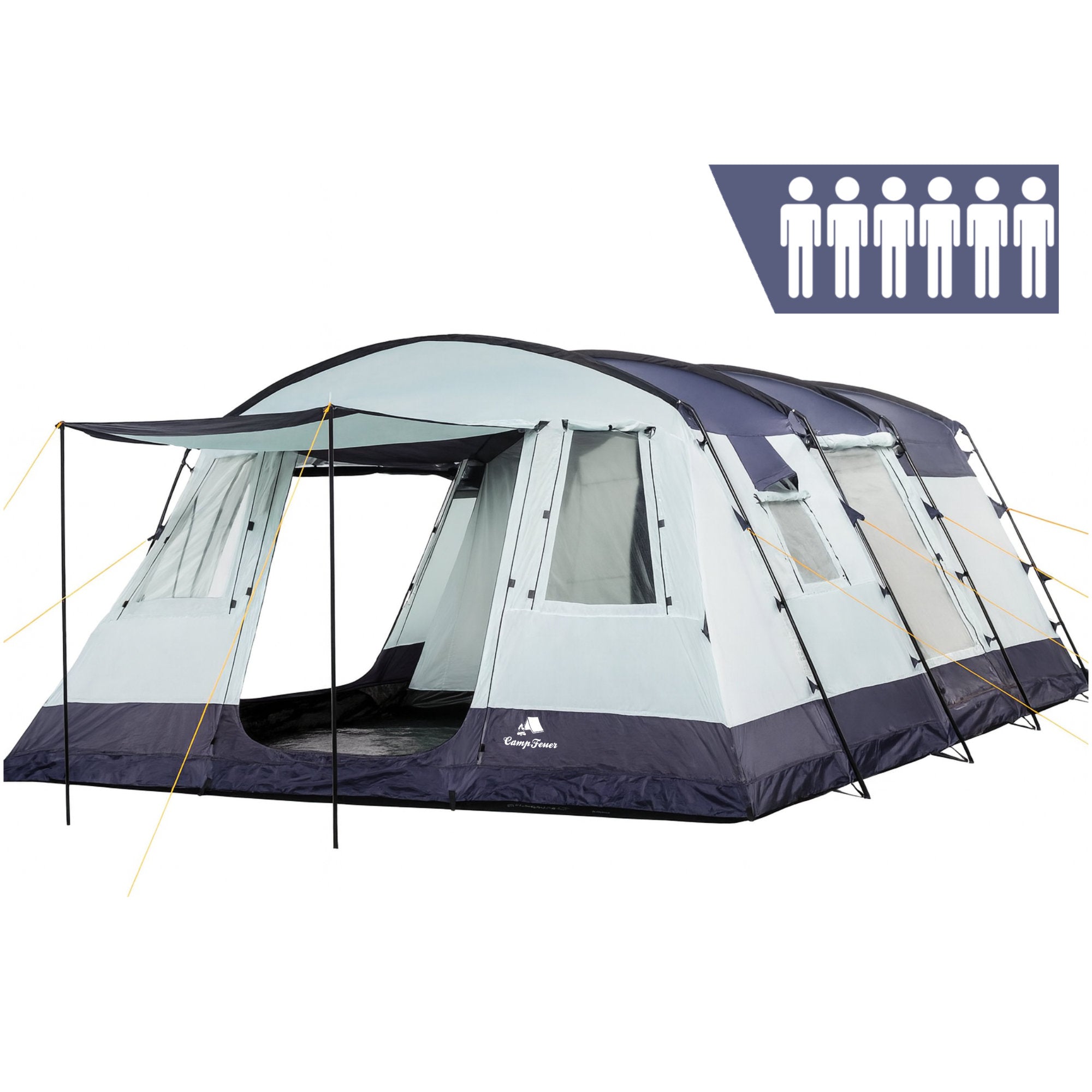 Tunnelzelt "XtraL", 6 Personen