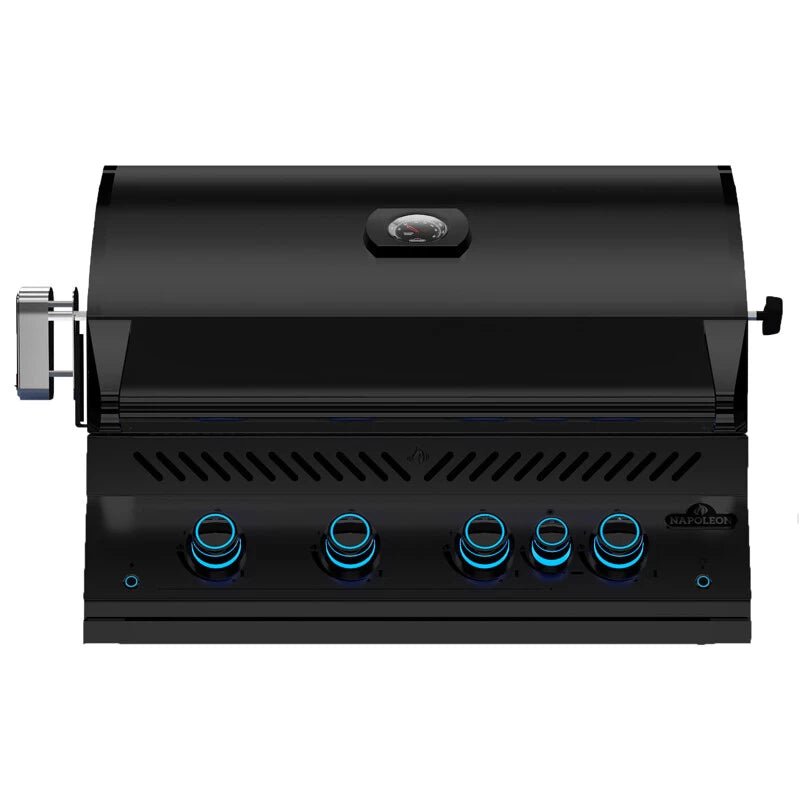 Barbecue a gas da incasso Napoleon BIG32RBPK – 5 bruciatori, girarrosto e infrarosso posteriore - Outdoor Privé