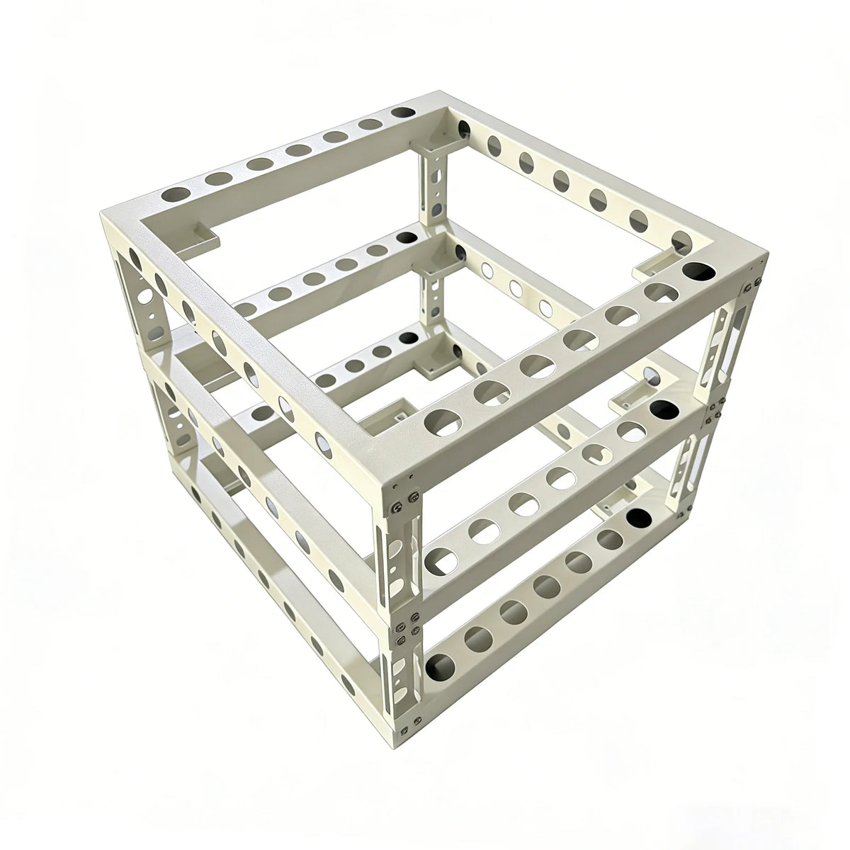 Seismic Stackable 2-Tier Modular Battery Cabinet for Rack-Mounted Batteries