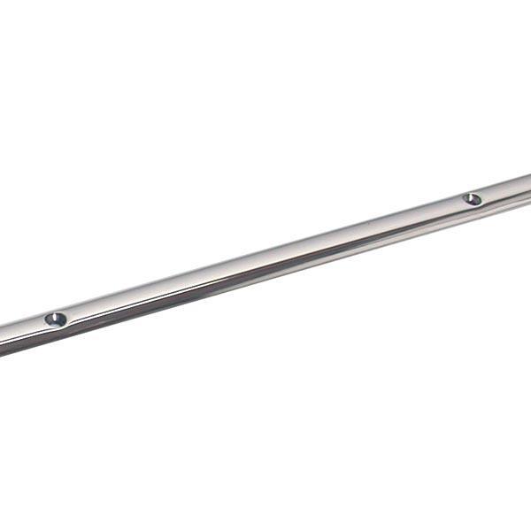 Halvrund kjøleskinne RF 19mm, 2,5m, AISI 316