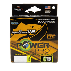 PowerPro Super Slick 8 V2 Braided Fishing Line Fishing Line Power Pro
