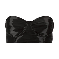 Black Organza Bra Top