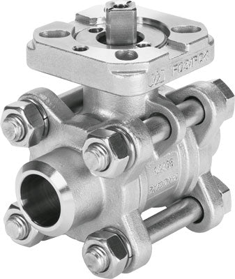 Válvula de bola VZBA-11/2"-WW-63-T-22-F0507-V4V4T