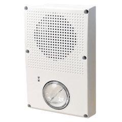 WG4WN-HVMHC KIDDE COMMERCIAL Outdoor Rated Wall/Ceiling Horn/Strobe WHITE w/o marking High Output Strobe Clear Lens Note: Model 449 electrical box required for waterproof applications