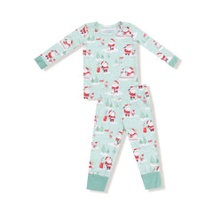 GOLFING SANTA AND ELVES LOUNGE SET
