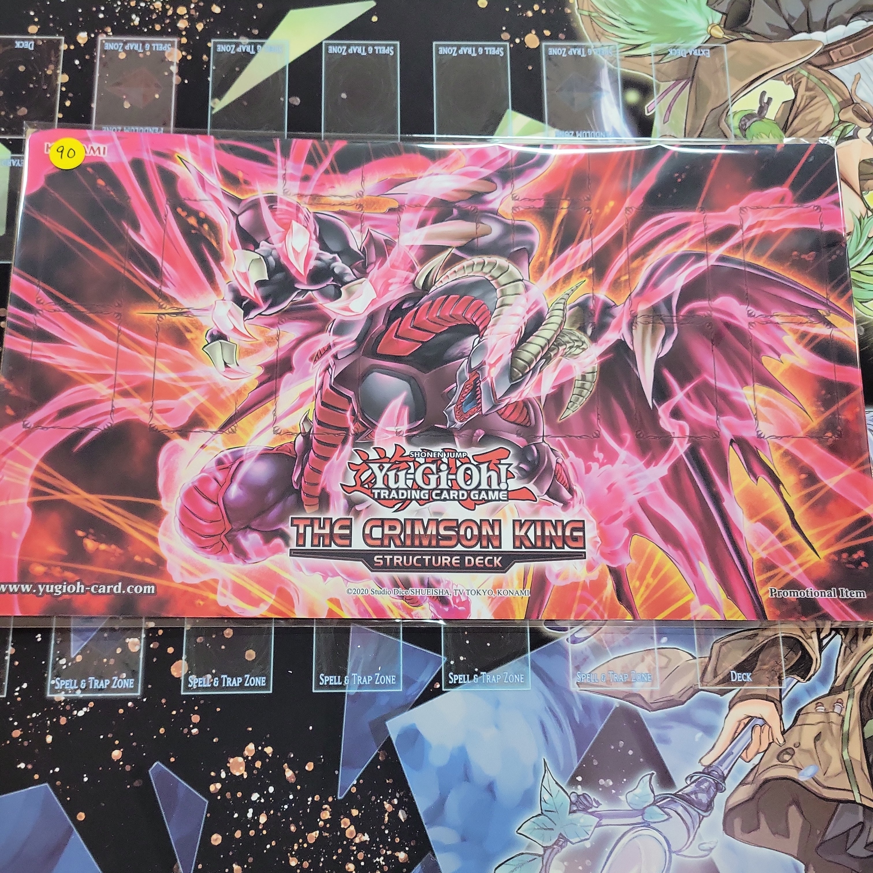 Yu-Gi-Oh The Crimson King Play Mat Sneak Peek Playmat New