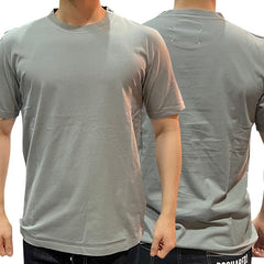 Maison Margiela Signature Stitch Organic Cotton T-Shirt Blue Grey 123480427