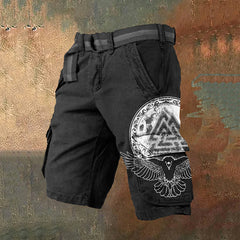 WorldNorse Viking Valknut Cargo-Shorts - US/UK/AU50, EU60 (5XL) - image 0