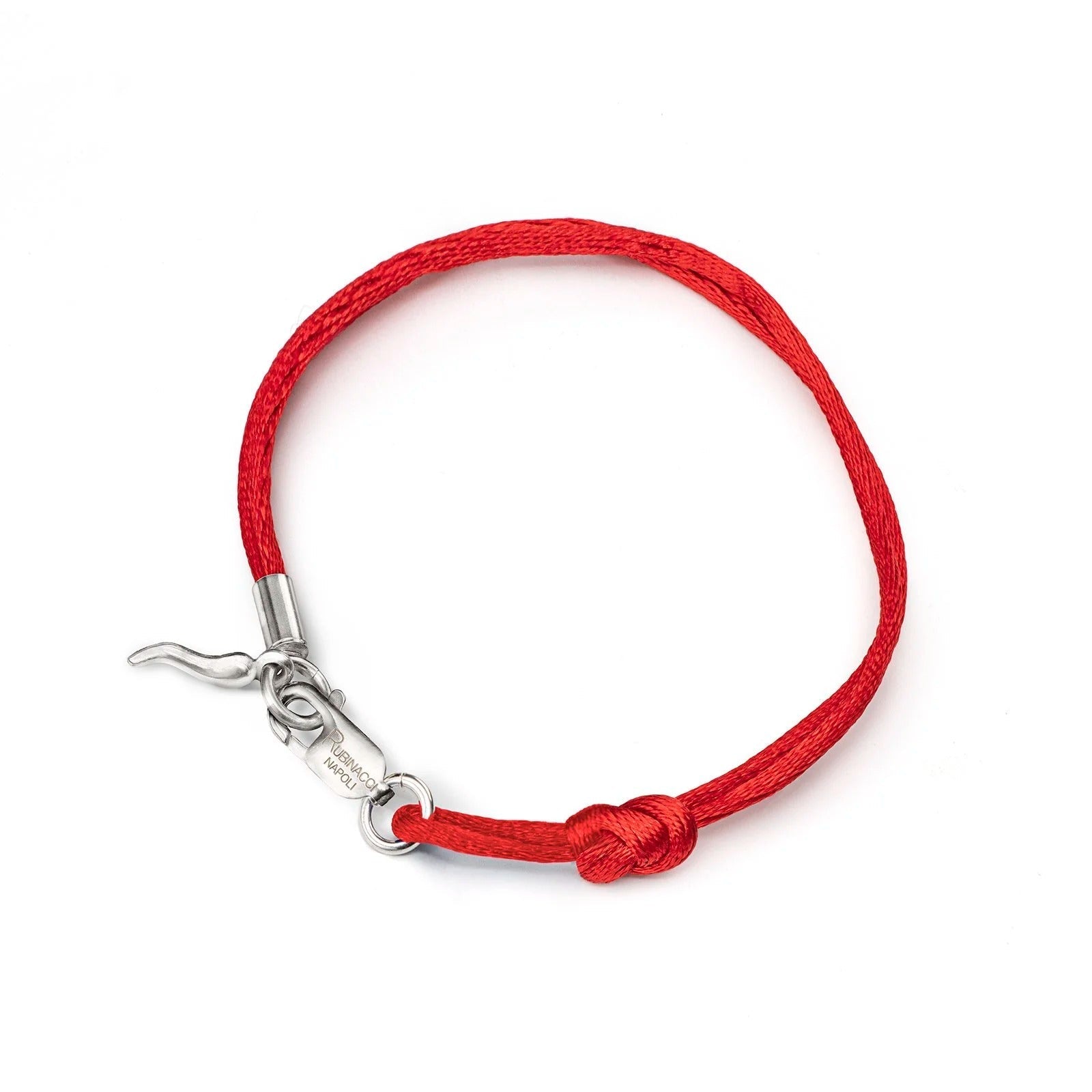 Red Silk Bracelet Rubinacci