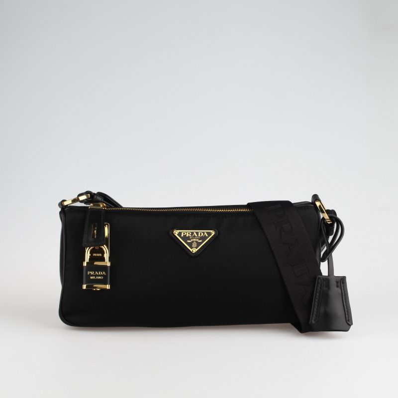 Prada Nylon Small Shoulder Bag stamp: 1BC234 2C8Q F0002 147448122