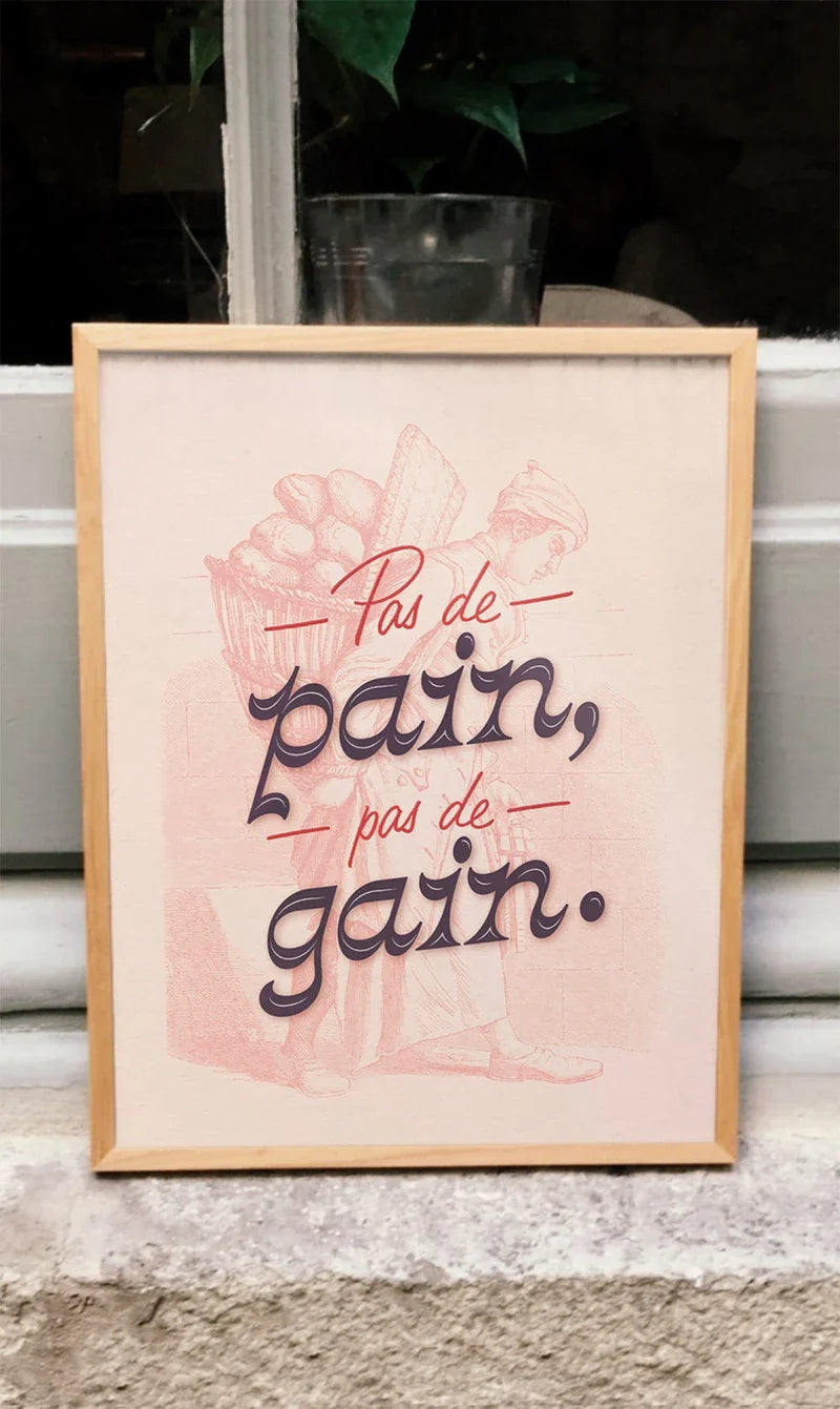 Pas de pain, pas de gain | Affiche
