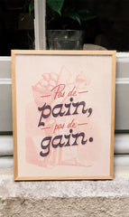 Pas de pain, pas de gain | Affiche