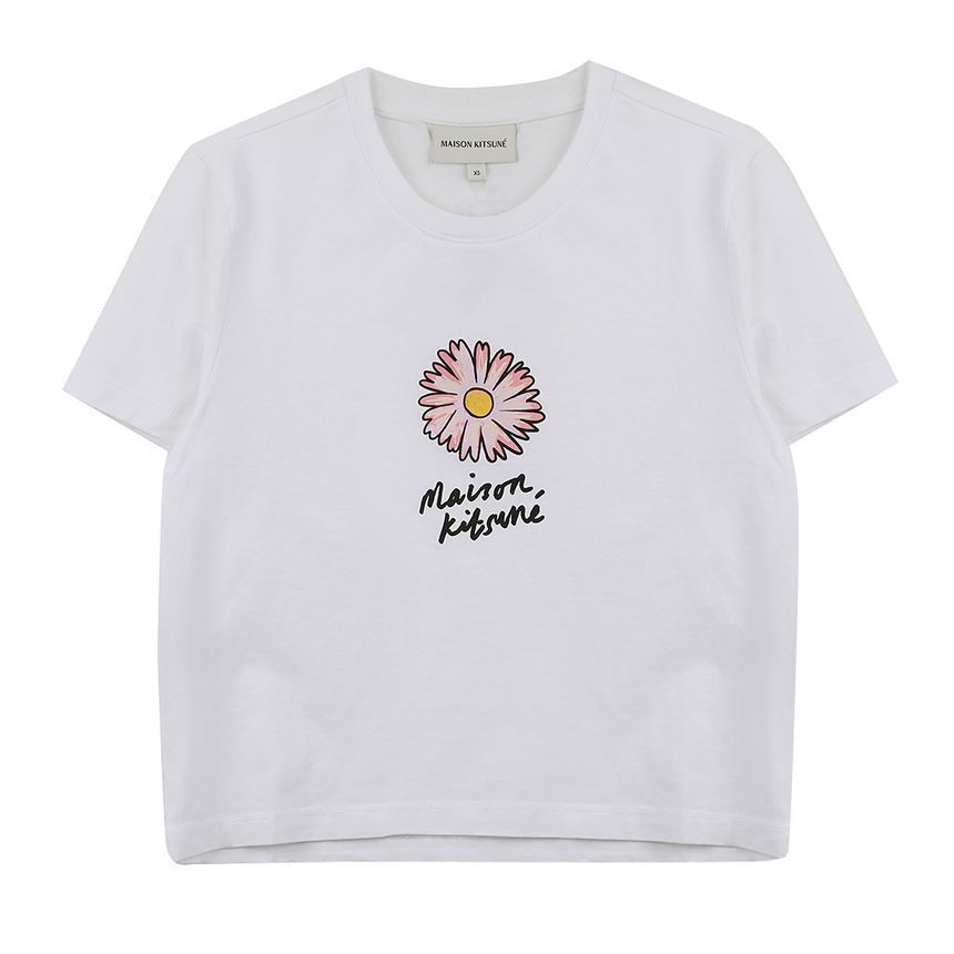 Maison Kitsune Floating Flower Baby T-Shirt 91566658