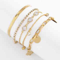 5pc Mixed Bracelet Jewelry Set