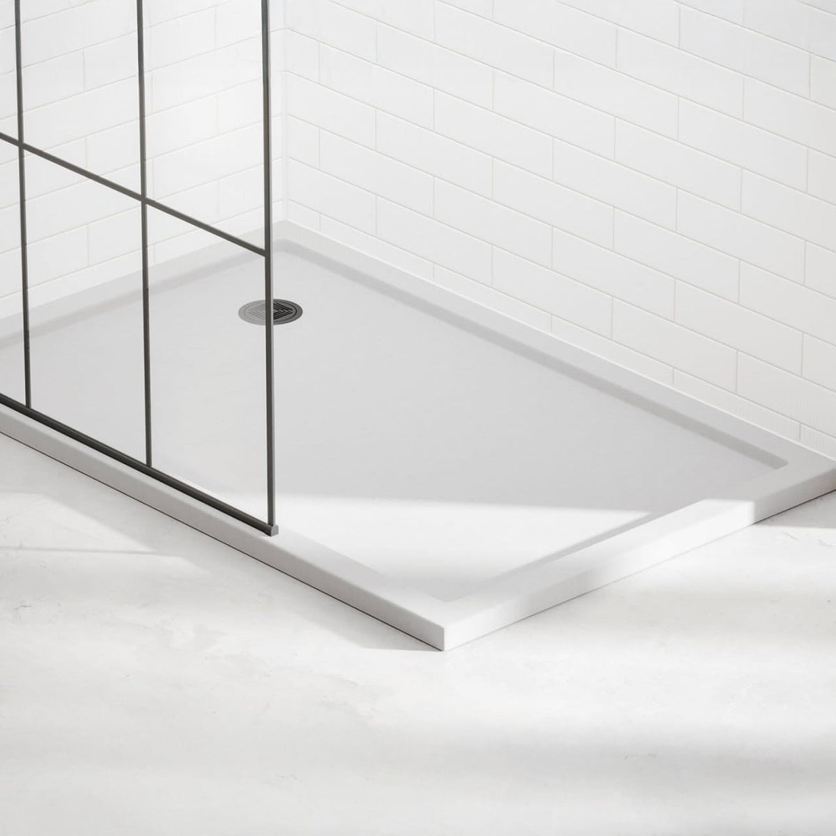 SDG Durestone Rectangular Anti-Slip Trays with Corner Waste