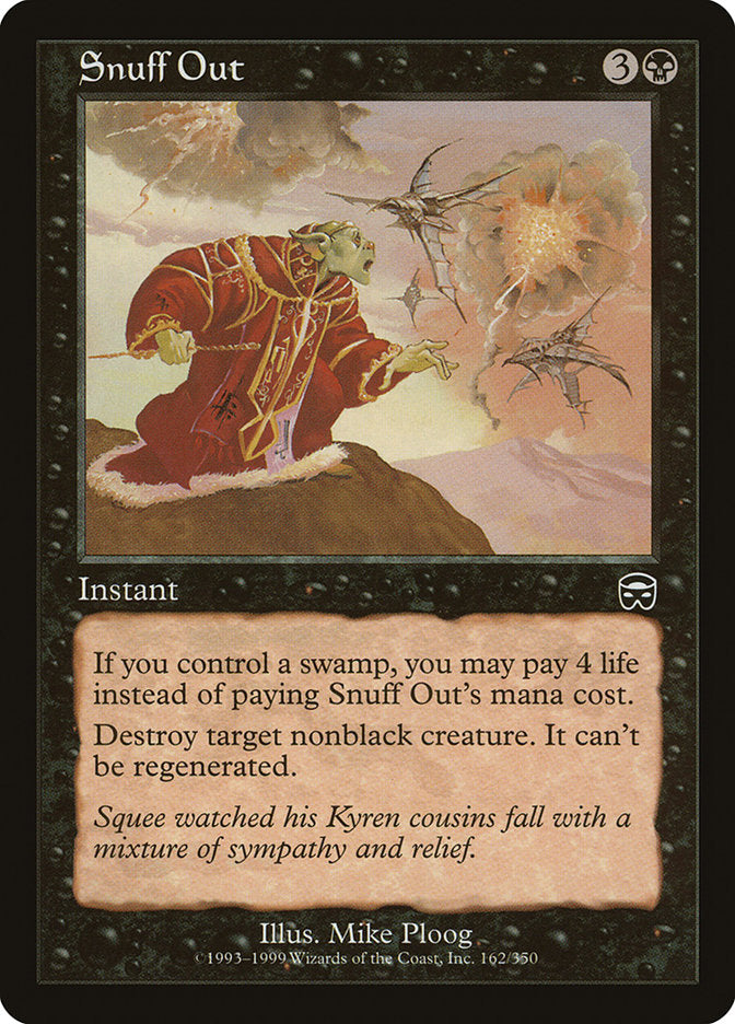 Snuff Out - (Foil): Mercadian Masques