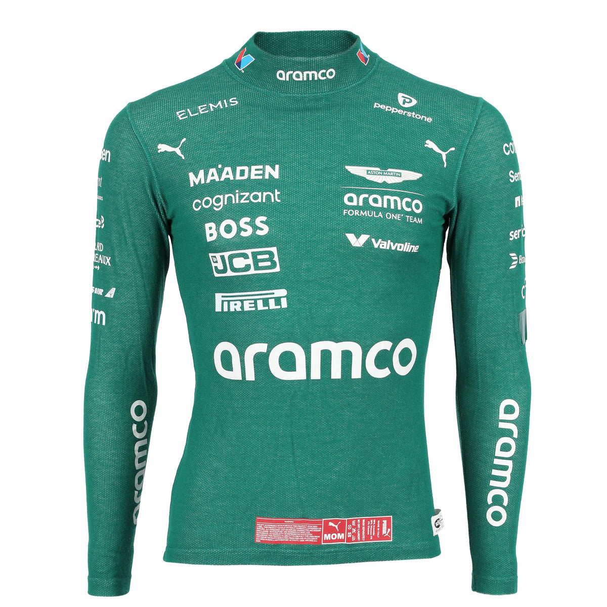 Tina Hausmann 2025 Aston Martin Aramco F1 Team green Nomex authentic motorsport memorabilia collectible