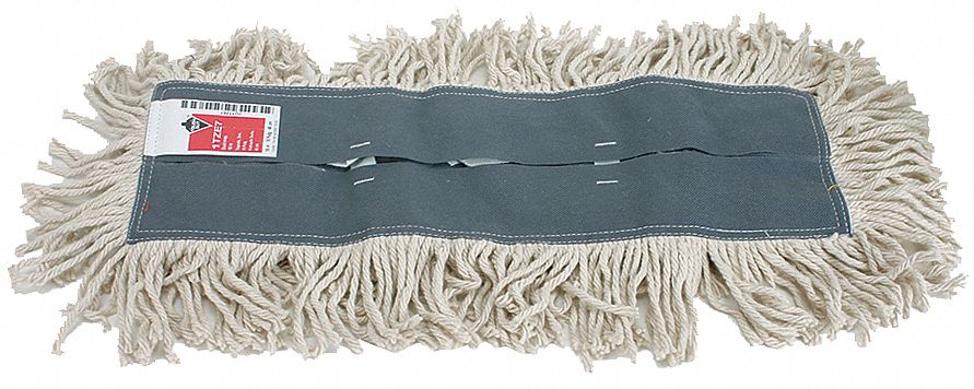 Tough Guy Cotton Dust Mop, Length 18", Width 5", 1 EA - 1TZE7