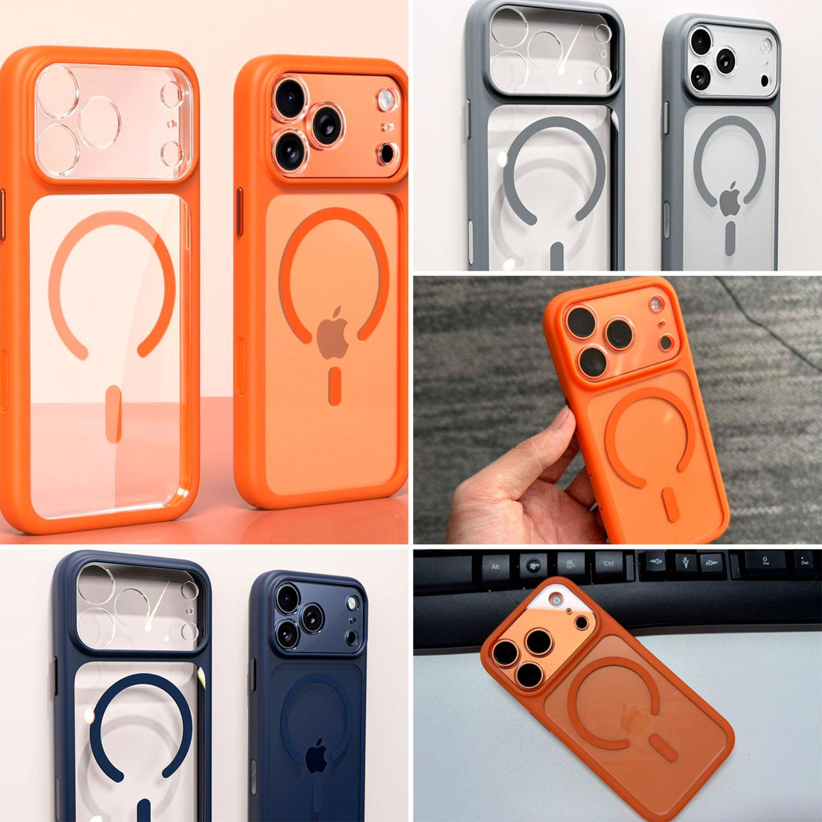 Estuche Colortech Nuiu Con Camara Glass Compatible Con iPhone 17 Pro Max