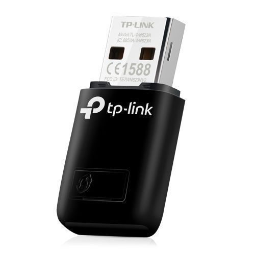Clé USB Wifi - Adaptateur USB Mini -TL-WN823N - 300Mbps - Noir