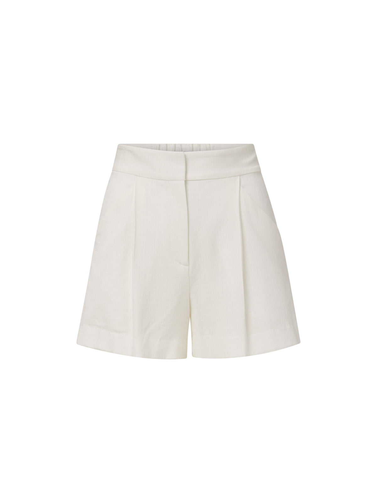 Veronica Beard Marbeau Pleated Short in Dove