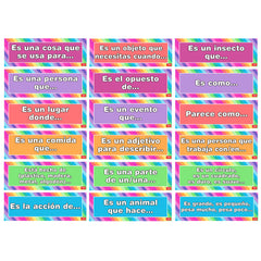 Circumlocution - Spanish - Signs - Set of 18