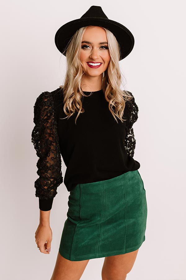 Vogue Worthy Top In Black