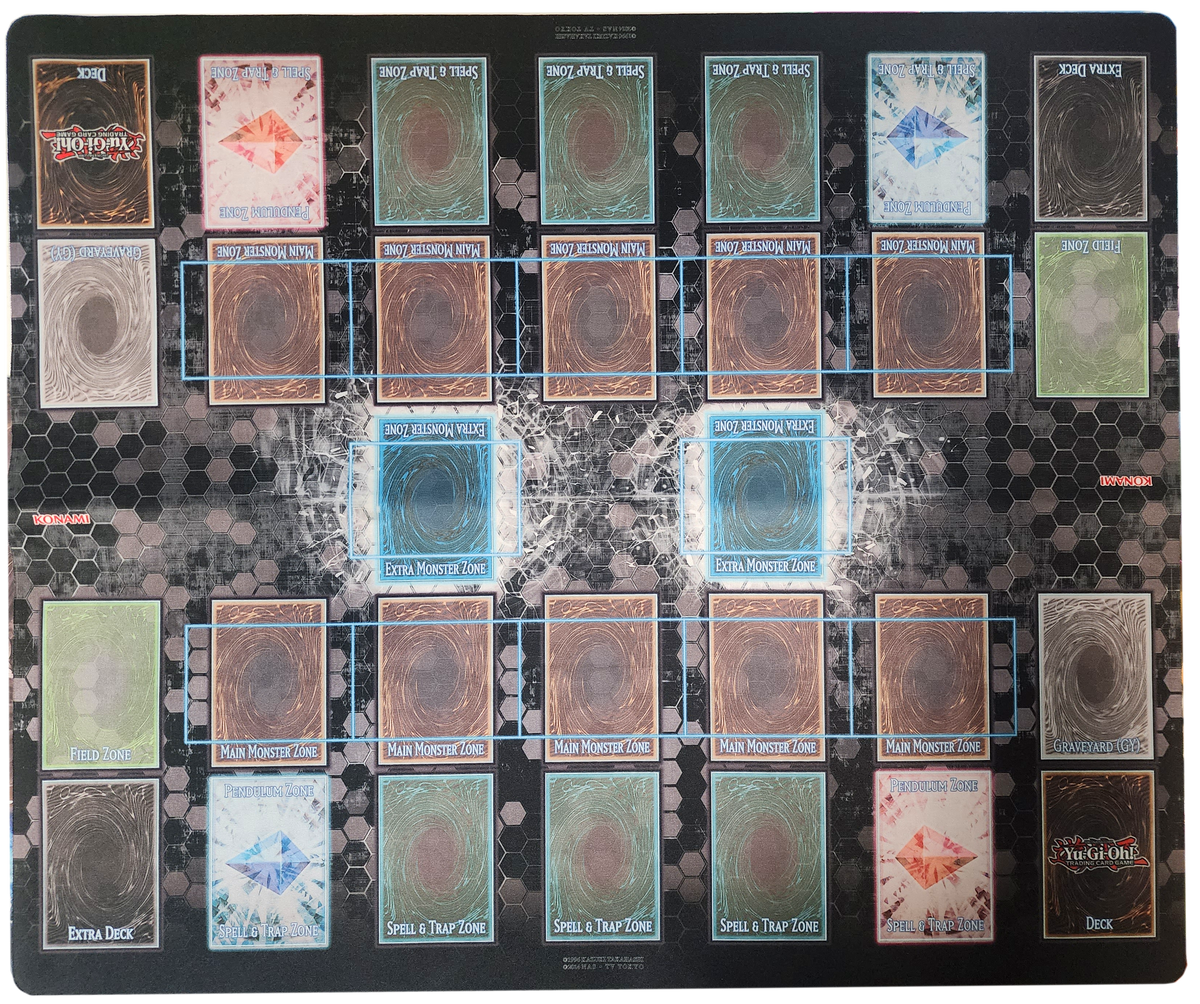 Yu-Gi-Oh: Master Rule Link Zones 2-Player Playmat