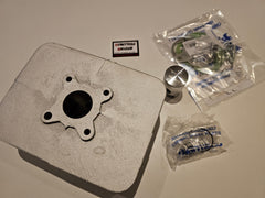 Parmakit Zylindersatz 50 ccm Langhub 38 mm Kolben 14 mm Kolbenbolzen Hercules K50 KX5 Ultra Supra Prima GT Sachs 506 50s 50/5 AKF