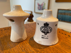Antique English Creamware Pie Funnels – ‘Gourmet Pie Cup’ Patent RD 369793 (c.1900