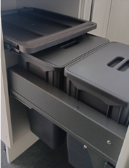 Bin Basket 450mm wide double bin basket