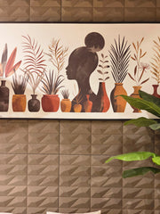 "Jardin d'Argile - Silhouette Africaine aux Poteries"