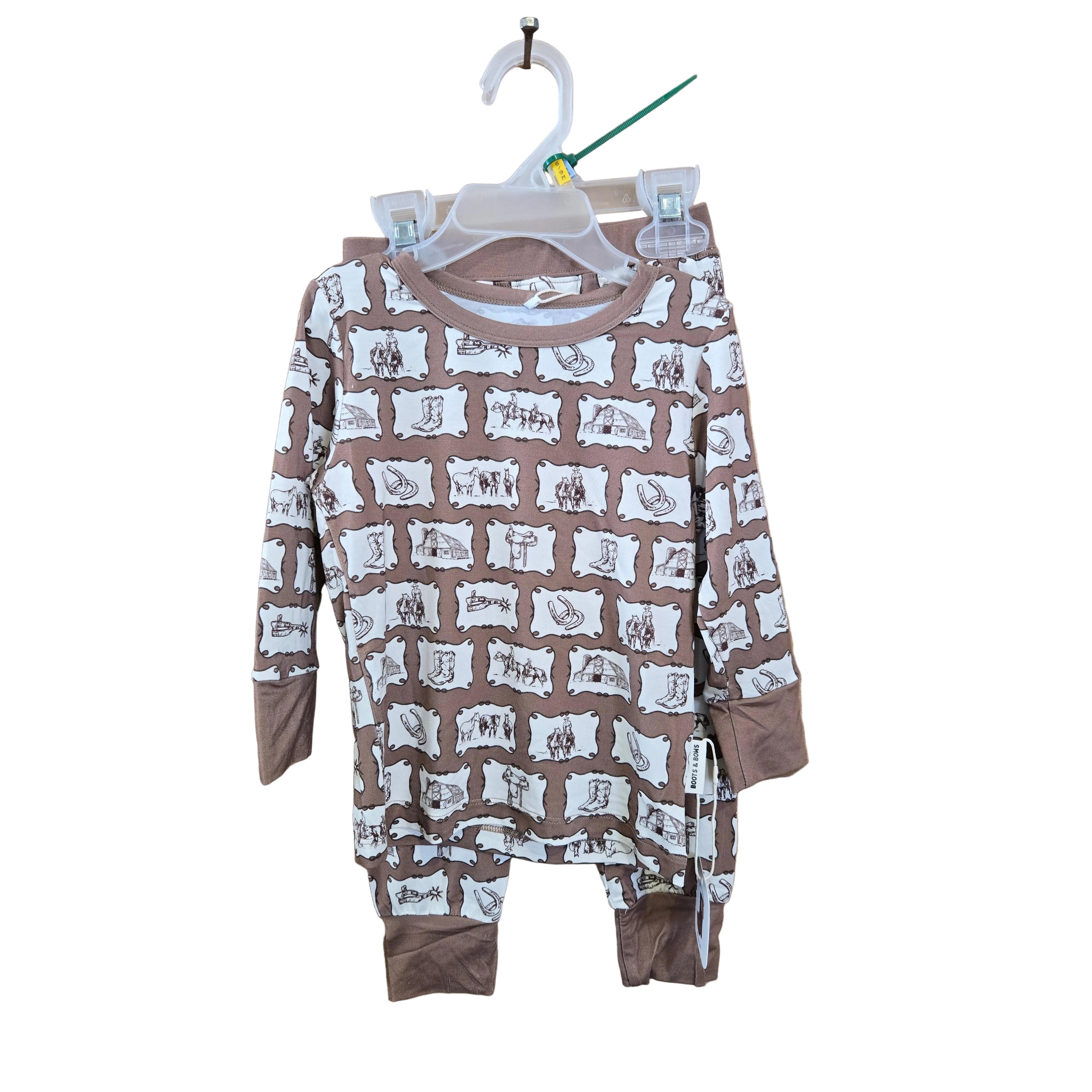 Boots & Bows Dust & Grit Toddler Set