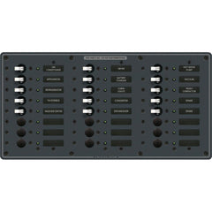 Blue Sea 8165 AV 24 Position 230v (European) Breaker Panel - White Switches | SendIt Sailing