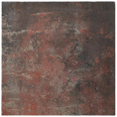 Carre 50x50x5cm Nero Rosso
