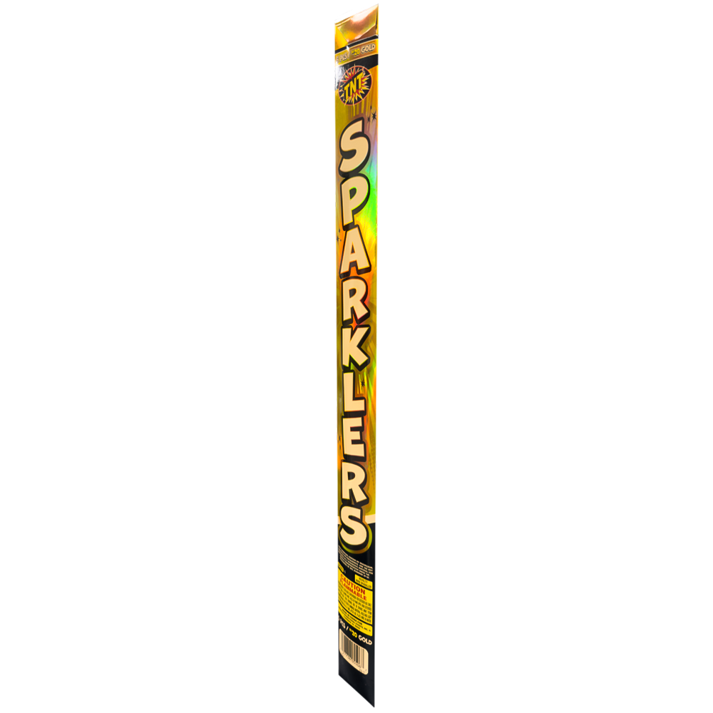 Gold #20 Sparklers, 5 Pack - Celebrate Everyday