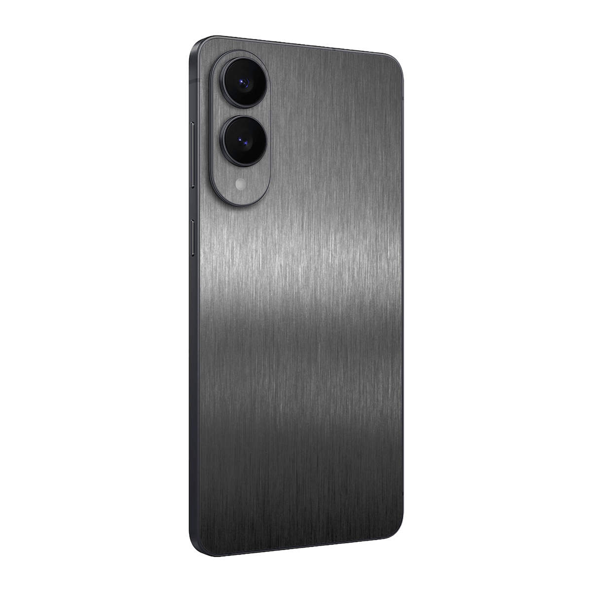 Samsung Galaxy S25 EDGE Brushed Metal Titanium Metallic Skin Wrap Sticker Decal Cover Protector by QSKINZ | qskinz.com