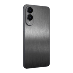 Samsung Galaxy S25 EDGE Brushed Metal Titanium Metallic Skin Wrap Sticker Decal Cover Protector by QSKINZ | qskinz.com