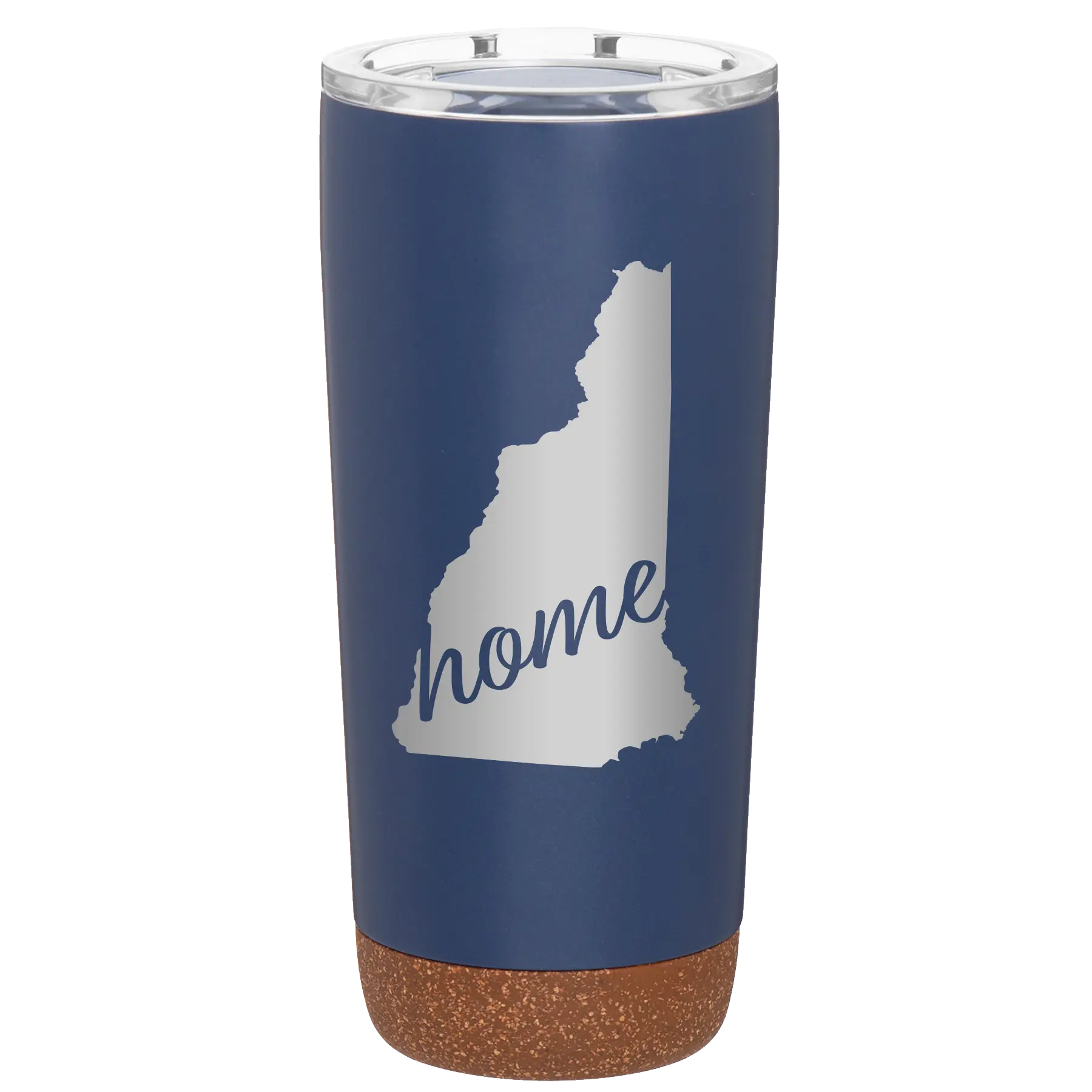 Laser etched constellation 20 oz vacuum insulated tumbler with 'New Hampshire Home' design