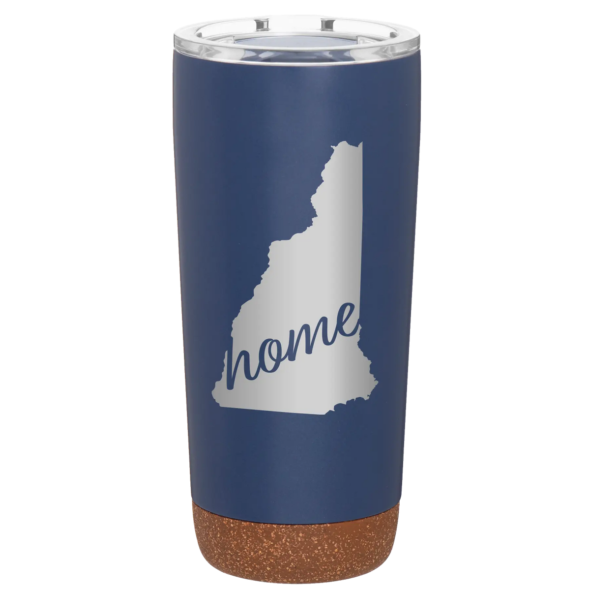 Laser etched constellation 20 oz vacuum insulated tumbler with 'New Hampshire Home' design