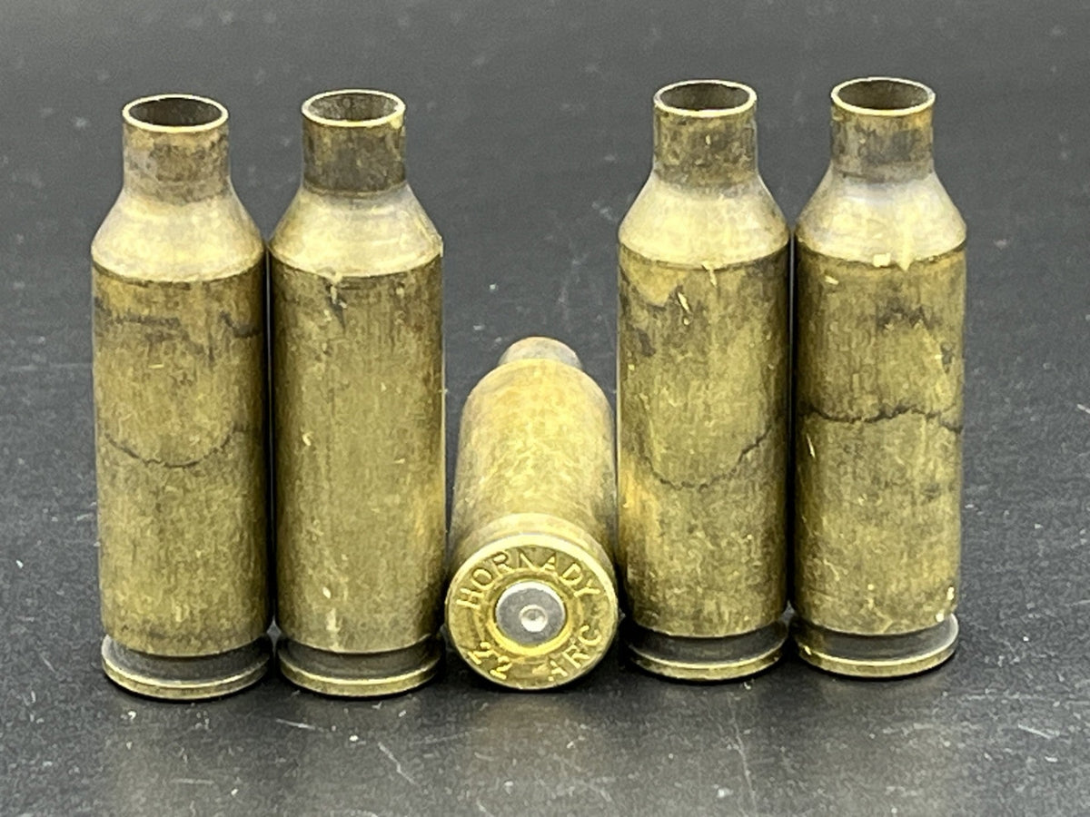 22 ARC Rifle - Once Fired Brass | 25 Casings