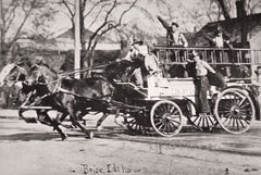 Horse-drawn fire engine