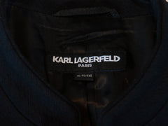 Karl Lagerfeld Black Officer’s Coat