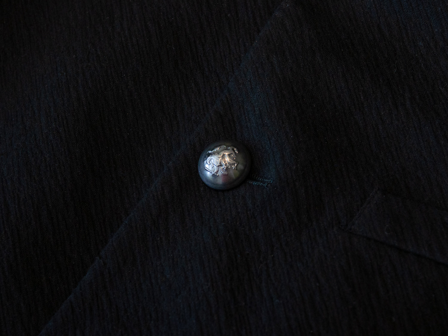 Karl Lagerfeld Black Officer’s Coat