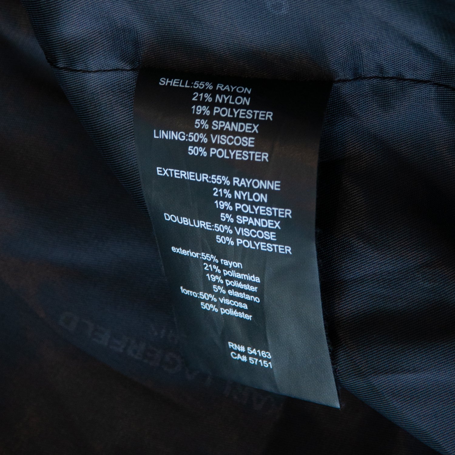 Karl Lagerfeld Black Officer’s Coat